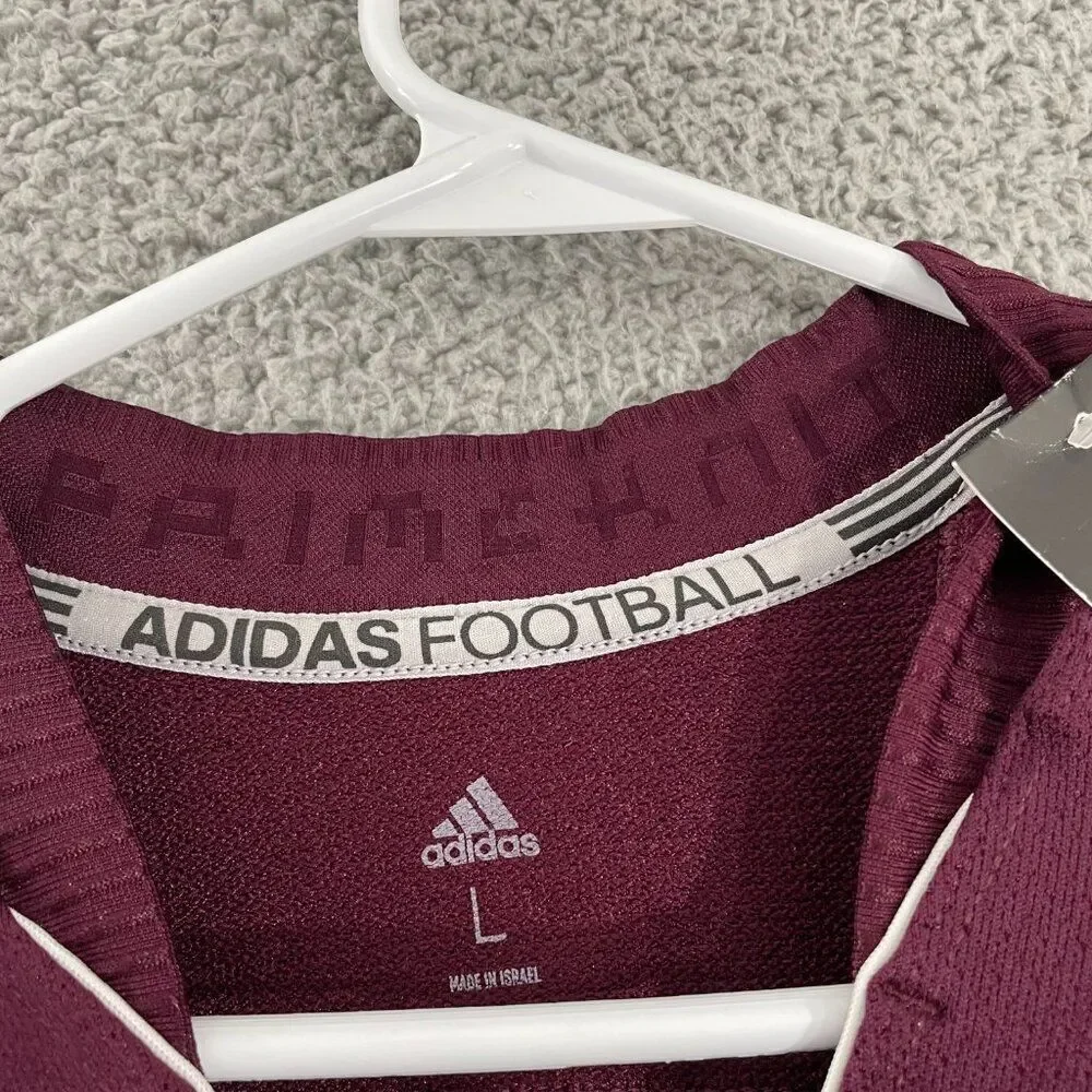 Adidas Primeknit A1 Football Jersey Men L Maroon‎ NEW